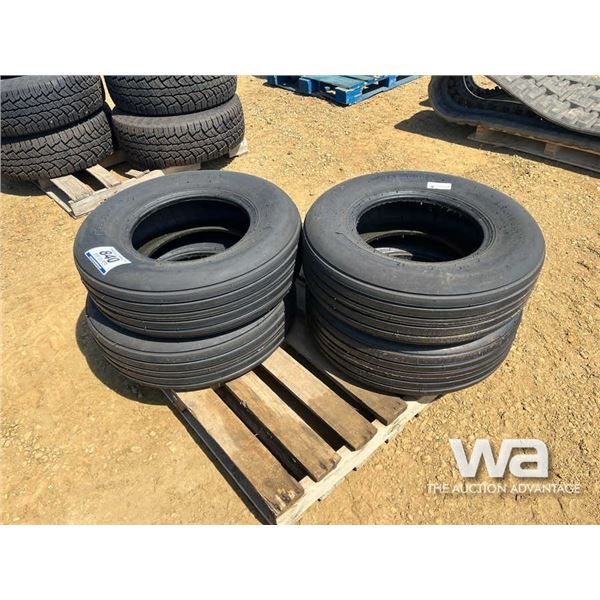 (UNUSED) (4) TREADURA IMPLEMENT 9.5L-15 TIRES