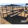 Image 2 : 3 X 8 FT. STEEL 3 TIER SHELVES
