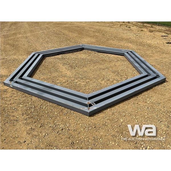 GRAIN BIN 14 FT. STEEL BASE RING