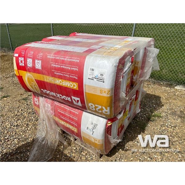 (6) 8" X 24" BUNDLES OF R28 INSULATION