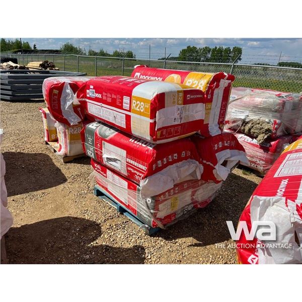 (6) 8" X 24" BUNDLES OF R28 INSULATION
