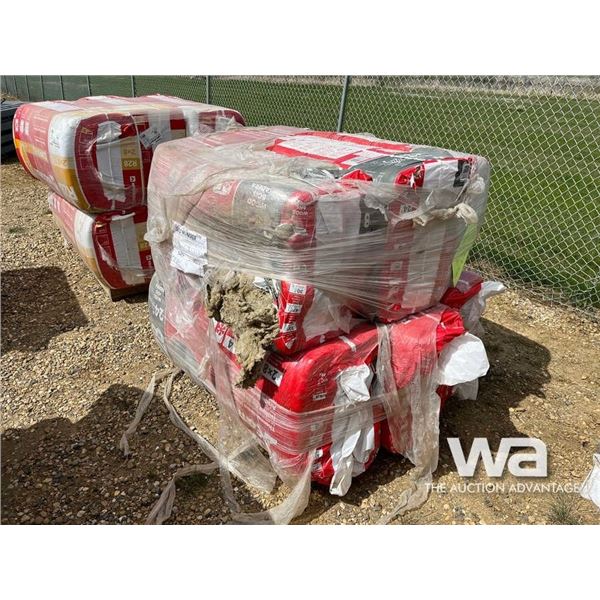 (6) 8" X 24" BUNDLES OF R28 INSULATION