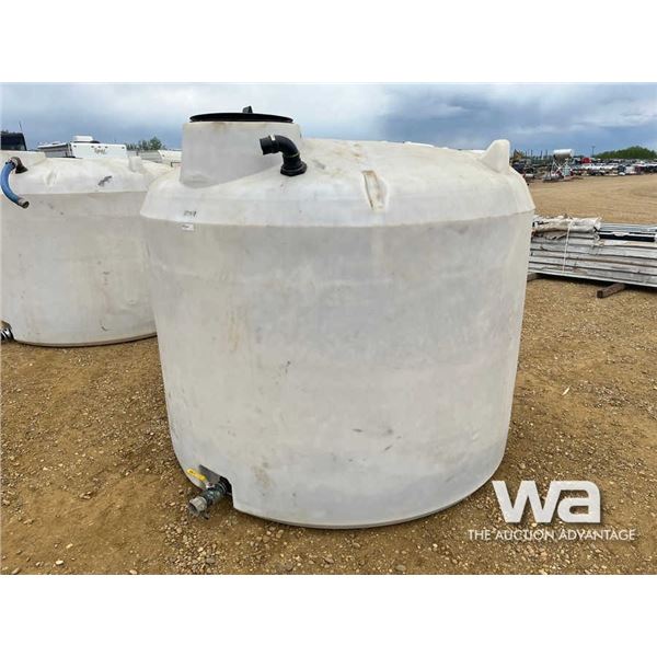 1,250 GAL. WATER TANK