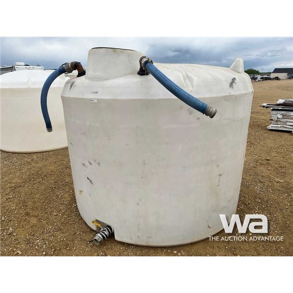 1,250 GAL. WATER TANK