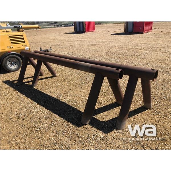 (2) 11 FT. PIPE RACKS