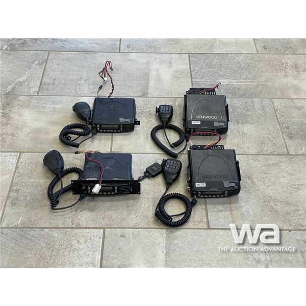 (4) KENWOOD NX-700K TWO WAY RADIOS