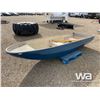 Image 1 : 12 FT. FIBERGLASS BOAT WITH OARS
