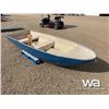 Image 2 : 12 FT. FIBERGLASS BOAT WITH OARS