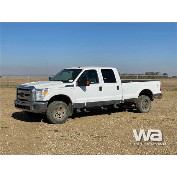 2013 FORD F350 CREW CAB PICKUP