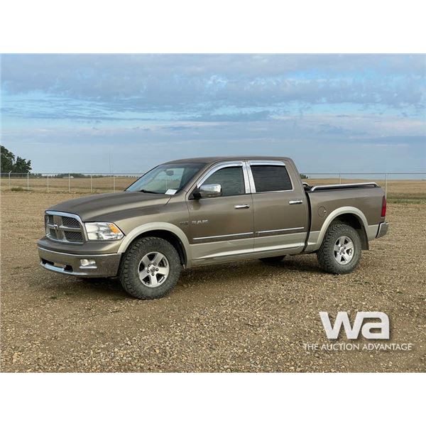 2010 DODGE RAM 1500 LARAMIE CREW CAB PICKUP