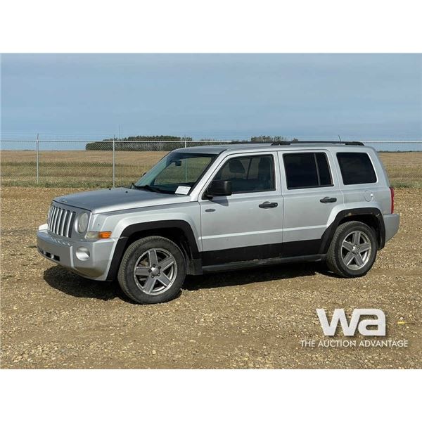 2008 JEEP PATRIOT 4 DOOR SPORTS UTILITY VEHICLE