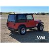 Image 3 : 1990 JEEP YJ SPORTS UTILITY VEHICLE