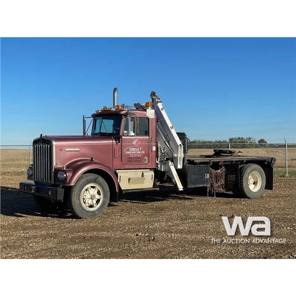 1979 KENWORTH W900 S/A BOOM TRUCK