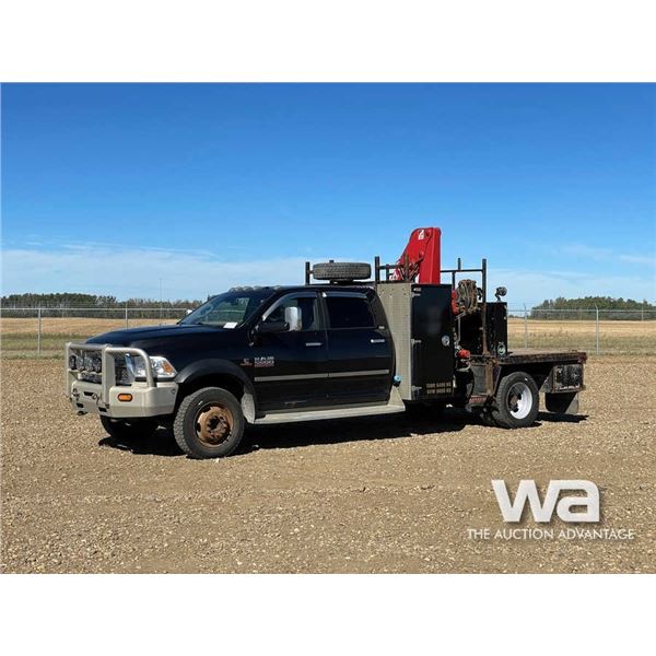 2015 DODGE RAM 5500 LARAMIE CREW CAB BOOM TRUCK