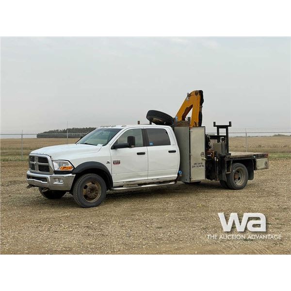 2011 DODGE RAM 5500HD CREW CAB BOOM TRUCK