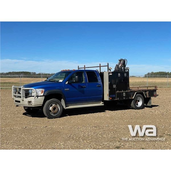2009 DODGE RAM 5500 LARAMIE CREW CAB BOOM TRUCK