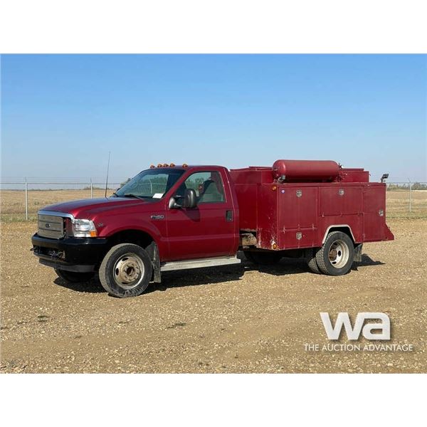 2002 FORD F450 XLT SERVICE TRUCK