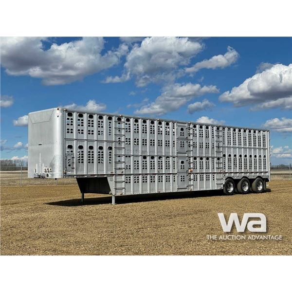 2008 WILSON PSDCL-402 TRIDEM LIVESTOCK TRAILER