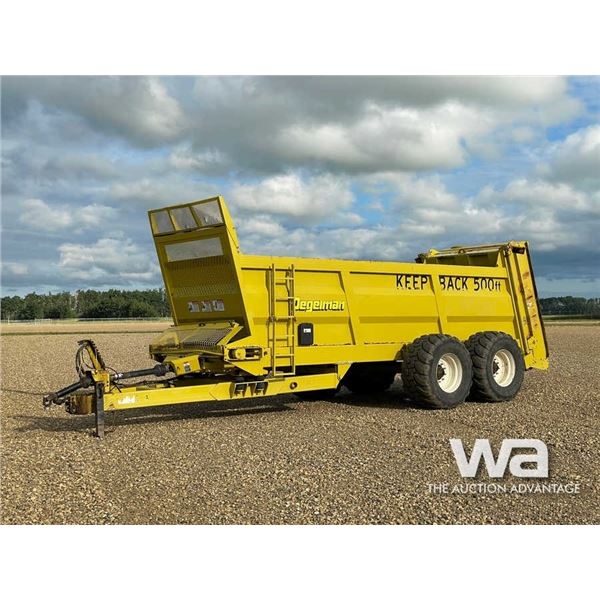 2019 DEGELMAN M34 T/A MANURE SPREADER