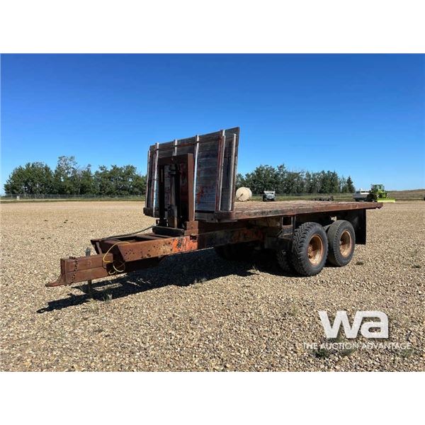 U-BILT T/A DUALLY FLAT DECK TRAILER
