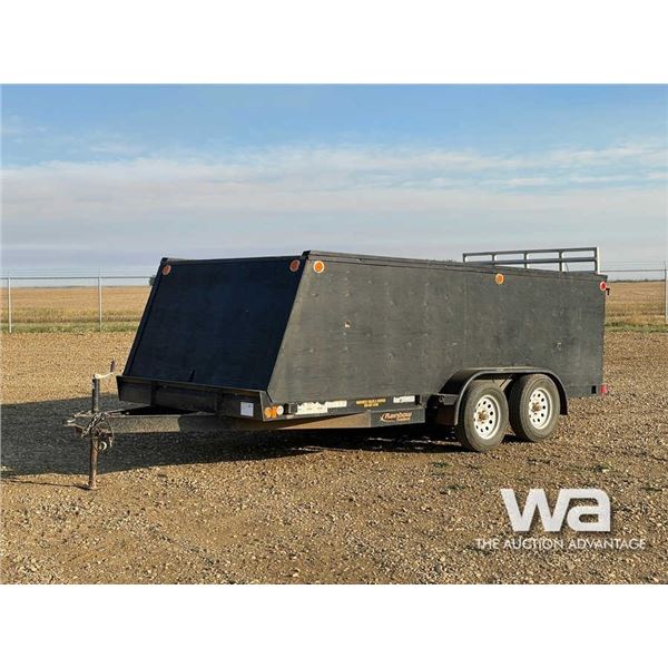 2020 RAINBOW 16 FT. T/A EQUIPMENT TRAILER