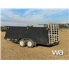 Image 4 : 2020 RAINBOW 16 FT. T/A EQUIPMENT TRAILER