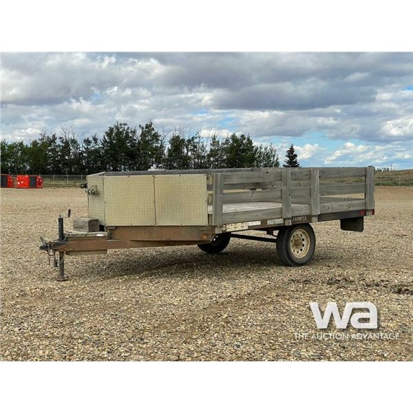 2011 RAINBOW 8 X 10 FT. T/A FLATDECK TRAILER