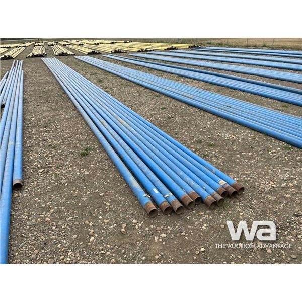 (10) PCE. 3 1/2 X 60 FT. BLUE JACKET PIPE