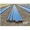 Image 3 : (10) PCE. 3 1/2 X 60 FT. BLUE JACKET PIPE