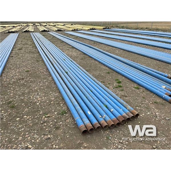 (10) PCE. 3 1/2 X 60 FT. BLUE JACKET PIPE