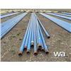 Image 3 : (10) PCE. 3 1/2 X 60 FT. BLUE JACKET PIPE