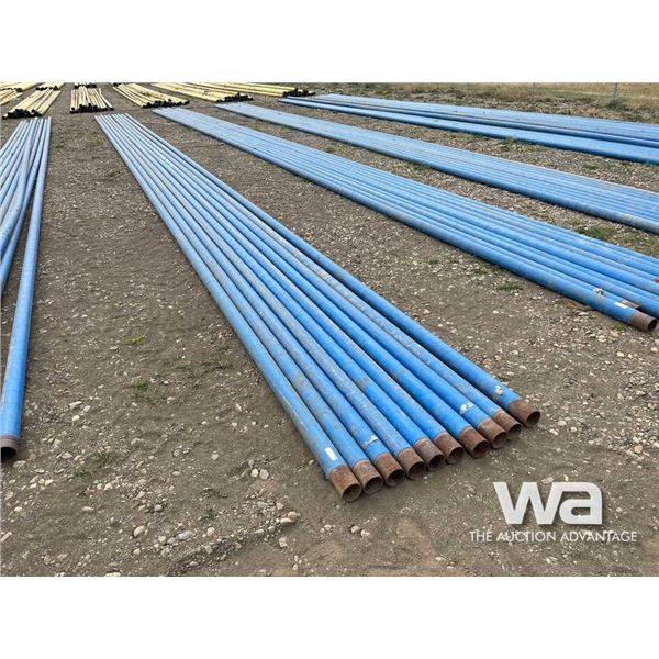 (10) PCE. 3 1/2 X 60 FT. BLUE JACKET PIPE