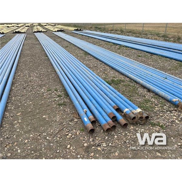 (10) PCE. 3 1/2 X 60 FT. BLUE JACKET PIPE