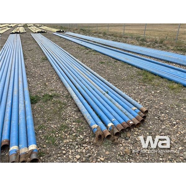 (10) PCE. 3 1/2 X 60 FT. BLUE JACKET PIPE