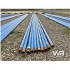 Image 3 : (10) PCE. 3 1/2 X 60 FT. BLUE JACKET PIPE