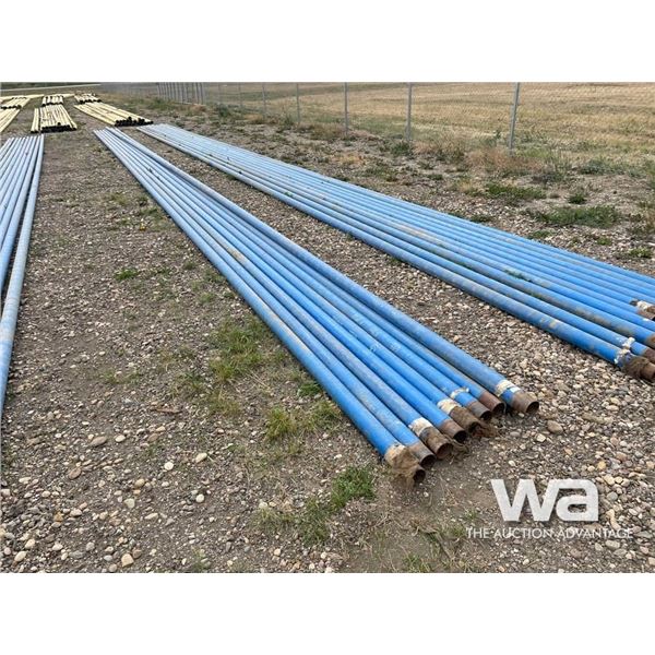 (10) PCE. 3 1/2 X 60 FT. BLUE JACKET PIPE