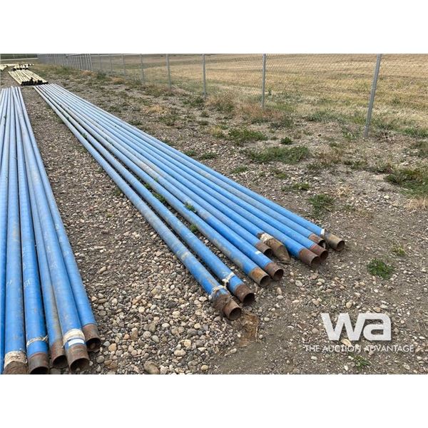 (10) PCE. 3 1/2 X 60 FT. BLUE JACKET PIPE
