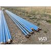 Image 1 : (10) PCE. 3 1/2 X 60 FT. BLUE JACKET PIPE