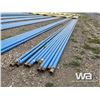 Image 2 : (10) PCE. 3 1/2 X 60 FT. BLUE JACKET PIPE