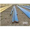 Image 3 : (8) PCE. 3 1/2 X 23-60 FT. BLUE JACKET PIPE