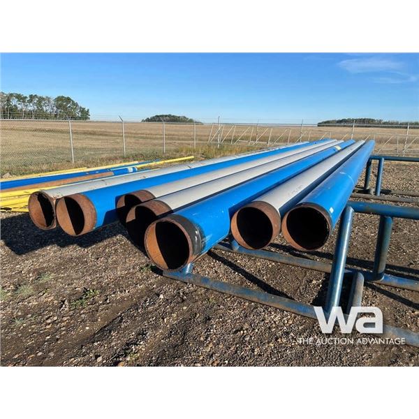 (7) 10"x31'-40' BLUE & GRAY PIPE