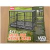 Image 1 : (UNUSED) 4 FT METAL DOG KENNEL