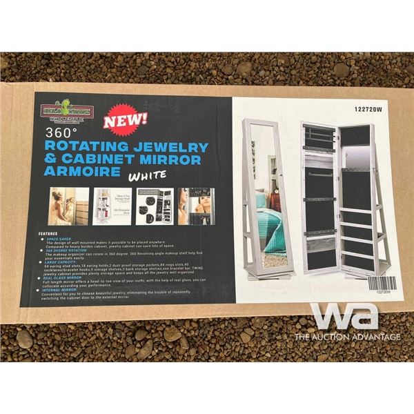 (UNUSED) ROTATING JEWELRY& CABINET MIRROR ARMOIRE