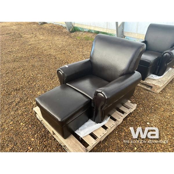 (UNUSED) CHAIR WITH OTTOMAN