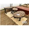 Image 2 : (3) MARBLE  TABLES