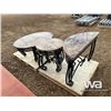 Image 4 : (3) MARBLE  TABLES