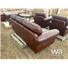 Image 4 : UNUSED 4-PIECE BROWN LIVING ROOM SET