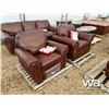 Image 6 : UNUSED 4-PIECE BROWN LIVING ROOM SET