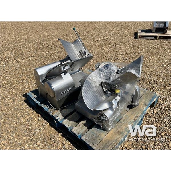 (2) MEAT SLICERS