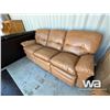 Image 3 : (UNUSED) LEATHER RECLINING SOFA, LOVESEAT & CHAIR
